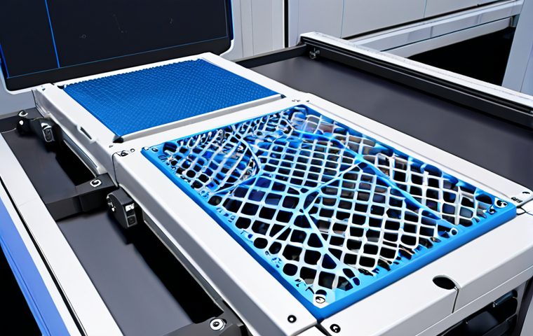 The Material Revolution and AI Design**
    A futuristic, high-tech industrial 3D printer actively fabricating a complex, lightweight aerospace component made of advanced metal alloys. The component shows intricate internal lattice structures, indicating an AI-optimized design. In the background, holographic displays project digital blueprints and AI algorithms, illustrating the seamless integration of artificial intelligence in additive manufacturing. The scene should convey innovation, precision, and a clean, cutting-edge engineering environment.

2.  **Prompt for