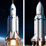 Here are two high-quality image prompts for Stable Diffusion XL, focusing on the themes of reusable rockets and their impact on space exploration:
