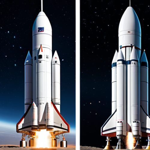 Home 27 Here are two high-quality image prompts for Stable Diffusion XL, focusing on the themes of reusable rockets and their impact on space exploration: