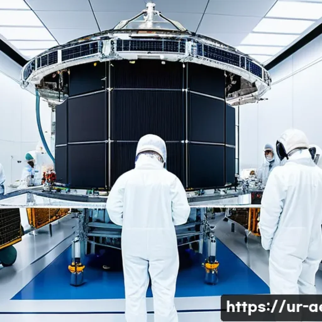 위성 시스템 설계 - **Prompt 1: The Art of Satellite Engineering in a Cleanroom**
"A team of diverse, professional e...