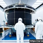 위성 시스템 설계 - **Prompt 1: The Art of Satellite Engineering in a Cleanroom**
    "A team of diverse, professional e...